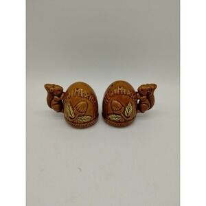 Vintage Squirrel Acorn New Mexico Souvenir Japan Salt & Pepper Shakers